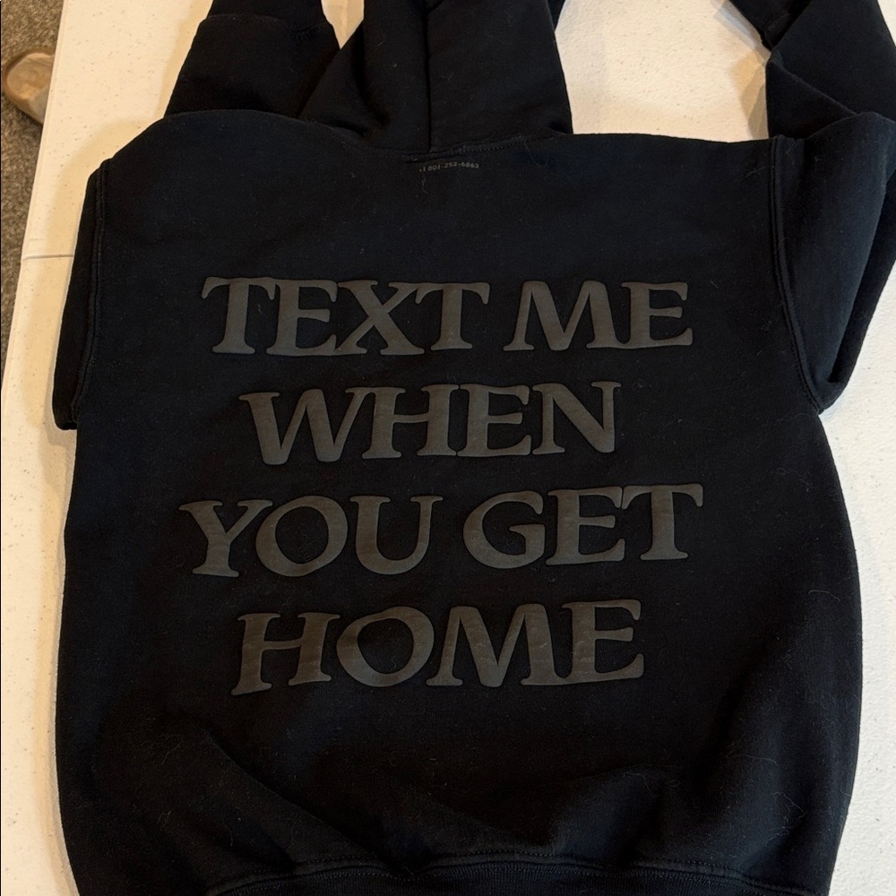 Lonely Ghost Midnight Black Hoodie - Picture 3 of 4